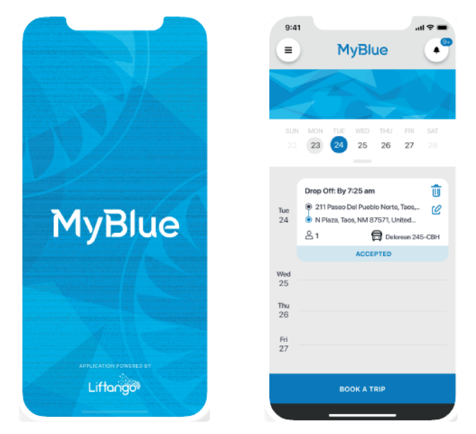 MyBlue NCRTD Ridesharing North Central Regional Transit District