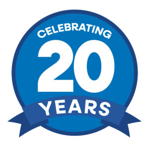 20th anniversary logo